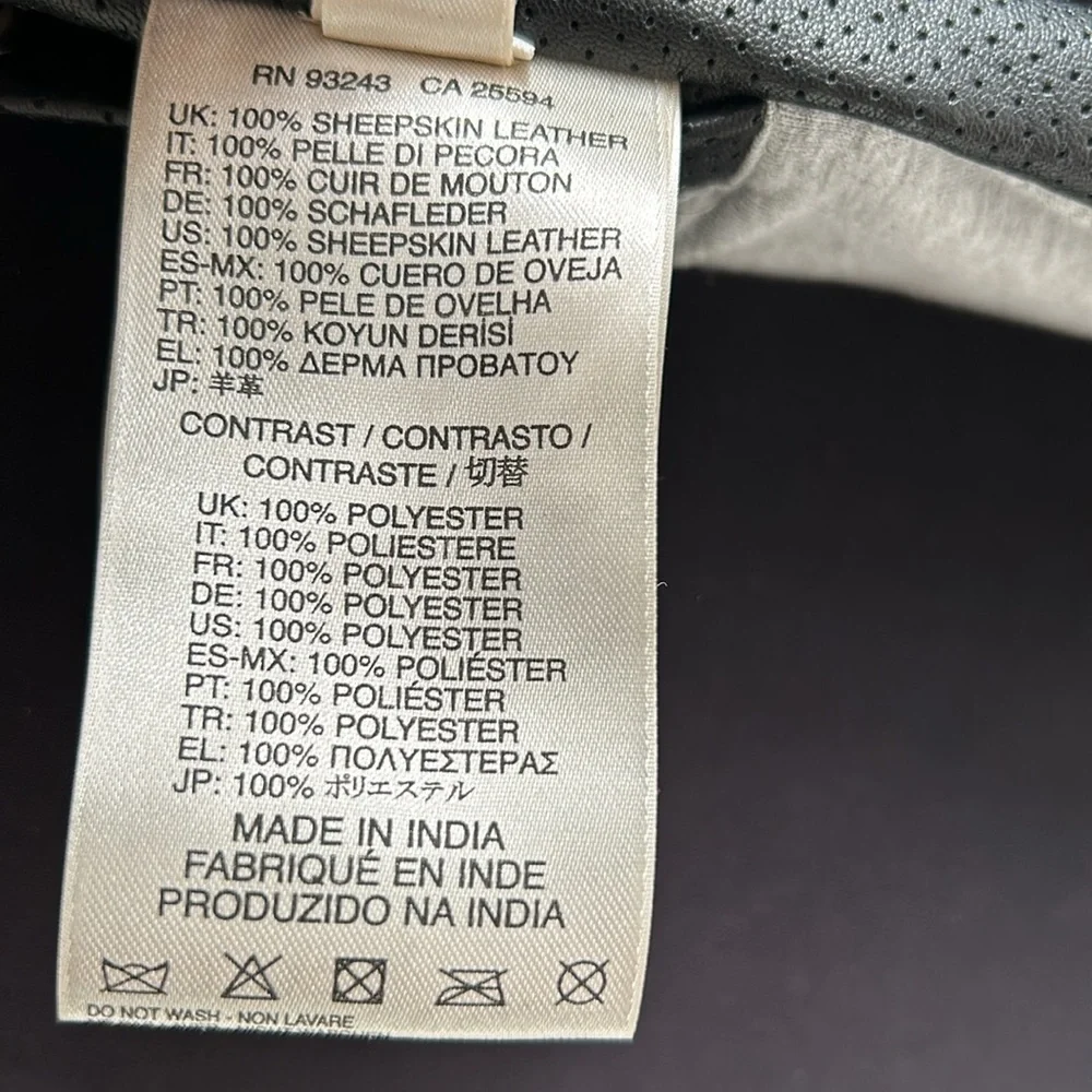 Men diesel leather jacket - Picture 11 of 15